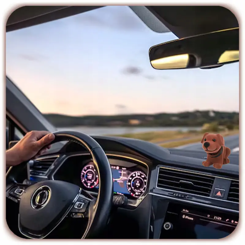 PIES Z KIWAJĄCĄ GŁOWĄ FIGURKA RETRO PSA JAMNIKA GADŻET PRL Z LAT 80 90 18CM