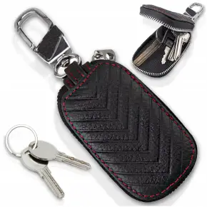 ETUI NA KLUCZE DO DOMU Pokrowiec na Kluczyk Samochodu SKÓRZANE Eleganckie