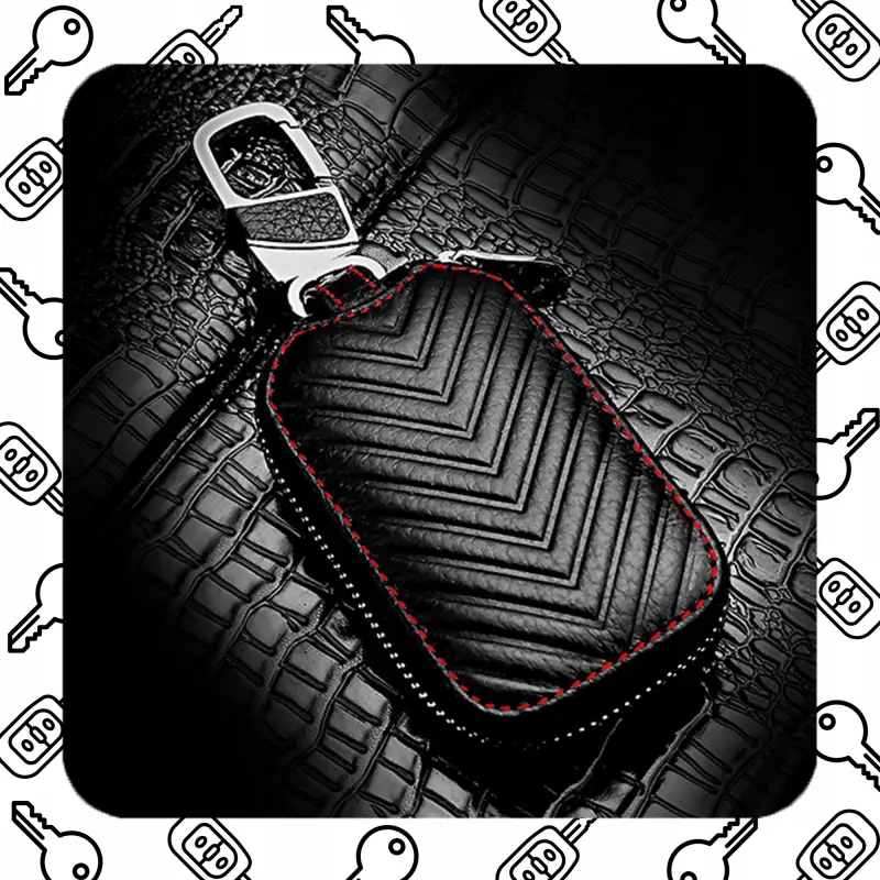 ETUI NA KLUCZE DO DOMU Pokrowiec na Kluczyk Samochodu SKÓRZANE Eleganckie