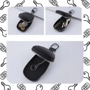 ETUI NA KLUCZE DO DOMU Pokrowiec na Kluczyk Samochodu SKÓRZANE Eleganckie