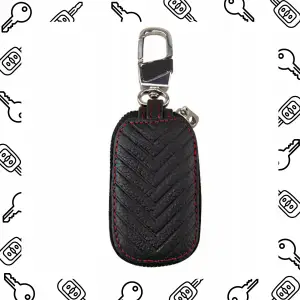 ETUI NA KLUCZE DO DOMU Pokrowiec na Kluczyk Samochodu SKÓRZANE Eleganckie