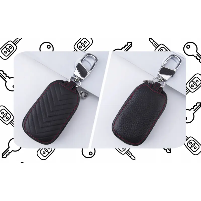 ETUI NA KLUCZE DO DOMU Pokrowiec na Kluczyk Samochodu SKÓRZANE Eleganckie