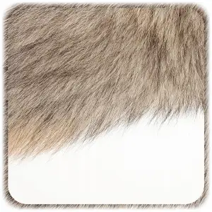 BRELOK ZAWIESZKA PUCHATY OGON BRELOCZEK WILK LIS FUTRZAK OZDOBA KLUCZY 45cm