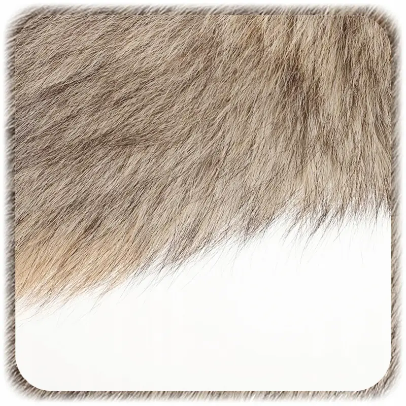 BRELOK ZAWIESZKA PUCHATY OGON BRELOCZEK WILK LIS FUTRZAK OZDOBA KLUCZY 45cm