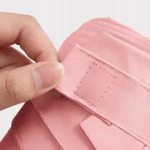 MINI SKŁADANY PARASOL MANUALNY KIESZONKOWY KOMPAKTOWY ETUI RÓŻOWY