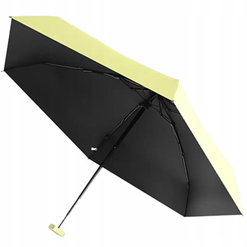 MINI SKŁADANY PARASOL MANUALNY KIESZONKOWY KOMPAKTOWY ETUI ZIELONY