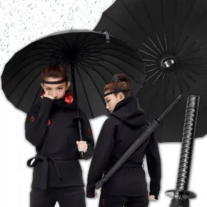 PARASOL SAMURAJA MIECZ KATANA ANIME NINJA SOLIDNY + POKROWIEC