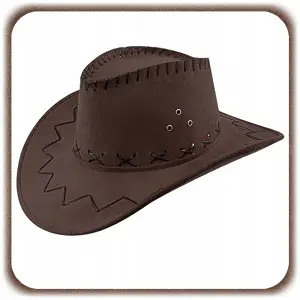 KAPELUSZ KOWBOJSKI COUNTRY WESTERN DLA DOROSŁYCH PRZEBRANIE SZERYF IMPREZA