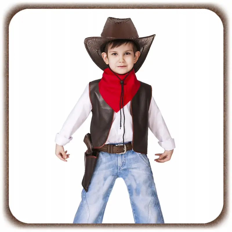 KAPELUSZ KOWBOJSKI COUNTRY WESTERN DLA DOROSŁYCH PRZEBRANIE SZERYF IMPREZA