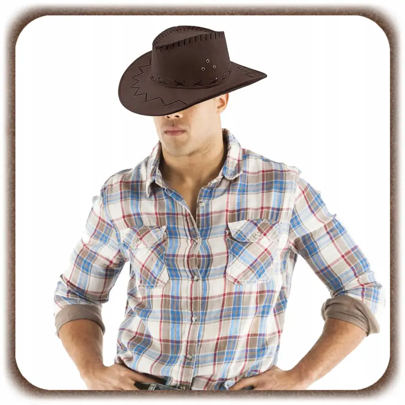 KAPELUSZ KOWBOJSKI COUNTRY WESTERN DLA DOROSŁYCH PRZEBRANIE SZERYF IMPREZA