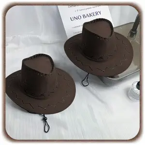 KAPELUSZ KOWBOJSKI COUNTRY WESTERN DLA DOROSŁYCH PRZEBRANIE SZERYF IMPREZA