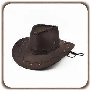 KAPELUSZ KOWBOJSKI COUNTRY WESTERN DLA DOROSŁYCH PRZEBRANIE SZERYF IMPREZA