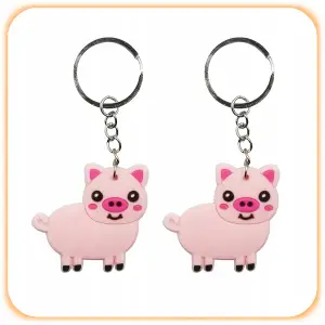 BRELOKI DO KLUCZY ZWIERZĄTKA BRYLOCZKI DLA DZIECI DO PLECAKA 24 SZT PREZENT