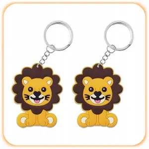 BRELOKI DO KLUCZY ZWIERZĄTKA BRYLOCZKI DLA DZIECI DO PLECAKA 24 SZT PREZENT