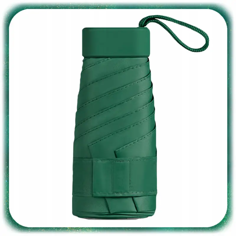 PARASOL MINI SKŁADANY MANUALNY PARASOLKA MAŁA KOMPAKTOWY KIESZONKOWY ETUI