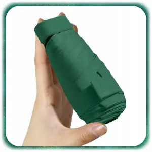 PARASOL MINI SKŁADANY MANUALNY PARASOLKA MAŁA KOMPAKTOWY KIESZONKOWY ETUI