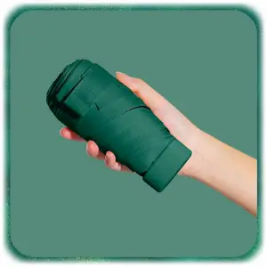 PARASOL MINI SKŁADANY MANUALNY PARASOLKA MAŁA KOMPAKTOWY KIESZONKOWY ETUI