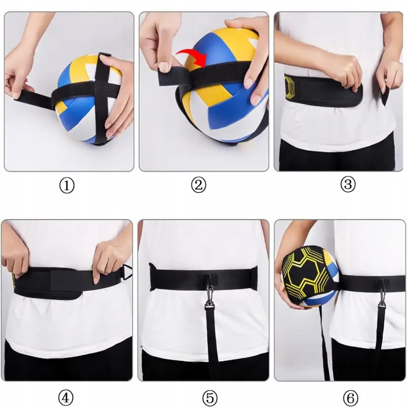 REGULOWANY PAS TRENINGOWY TRENAŻER PIŁKI PODANIA DO TRENINGU ELASTYCZNY