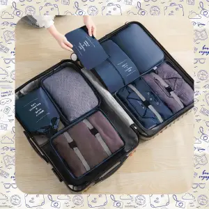 ORGANIZERY PODRÓŻNE DO WALIZKI TORBY ETUI ZESTAW UBRANIA BUTY KOSMETYKI 10x