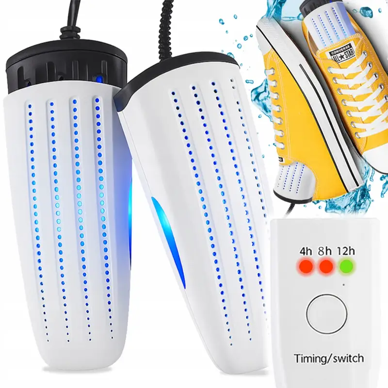 SUSZARKA DO BUTÓW DEZYNFEKCJA UV OSUSZACZ OBUWIA RĘKAWIC CZAPEK +CZASOMIERZ