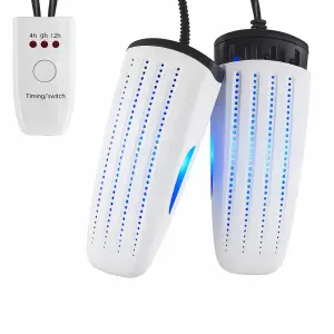 SUSZARKA DO BUTÓW DEZYNFEKCJA UV OSUSZACZ OBUWIA RĘKAWIC CZAPEK +CZASOMIERZ