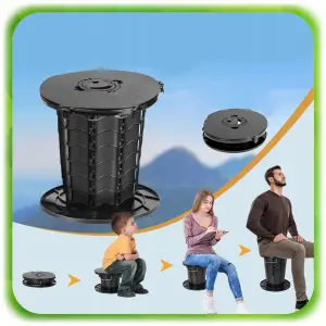 TOALETA PRZENOŚNA MOBILNE WC TURYSTYCZNA KEMPINGOWA SKŁADANA REGULACJA KOSZ