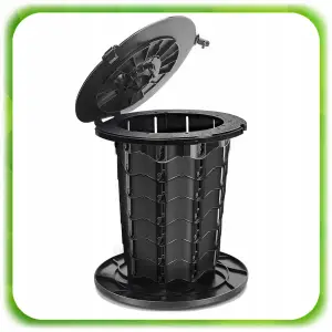 TOALETA PRZENOŚNA MOBILNE WC TURYSTYCZNA KEMPINGOWA SKŁADANA REGULACJA KOSZ