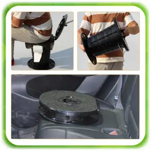 TOALETA PRZENOŚNA MOBILNE WC TURYSTYCZNA KEMPINGOWA SKŁADANA REGULACJA KOSZ