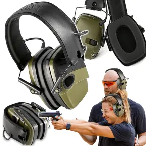 SŁUCHAWKI STRZELECKIE OCHRONNE Ochronniki słuchu z redukcją ULEPSZONY MODEL