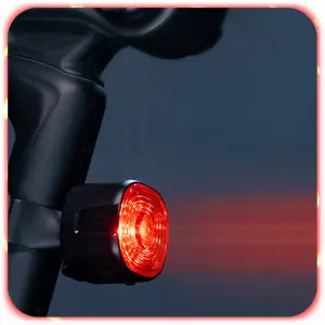 TYLNA LAMPKA ROWEROWA CZERWONA LED USB AKUMULATOROWA 6 TRYBÓW NA TYŁ ROWERU