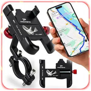 UCHWYT ROWEROWY NA TELEFON ALUMINIOWY MOCNY ROWER HULAJNOGA REGULOWANY 360°
