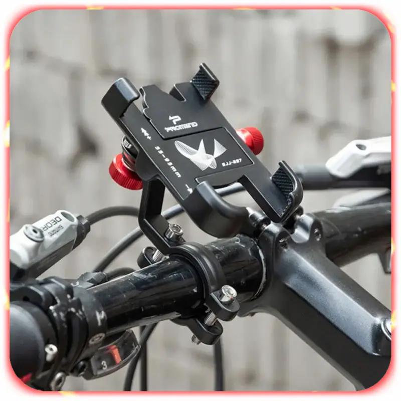 UCHWYT ROWEROWY NA TELEFON ALUMINIOWY MOCNY ROWER HULAJNOGA REGULOWANY 360°