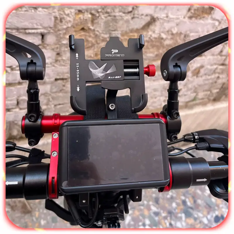 UCHWYT ROWEROWY NA TELEFON ALUMINIOWY MOCNY ROWER HULAJNOGA REGULOWANY 360°