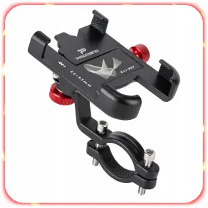 UCHWYT ROWEROWY NA TELEFON ALUMINIOWY MOCNY ROWER HULAJNOGA REGULOWANY 360°