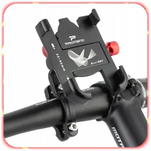 UCHWYT ROWEROWY NA TELEFON ALUMINIOWY MOCNY ROWER HULAJNOGA REGULOWANY 360°