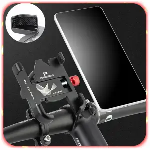 UCHWYT ROWEROWY NA TELEFON ALUMINIOWY MOCNY ROWER HULAJNOGA REGULOWANY 360°