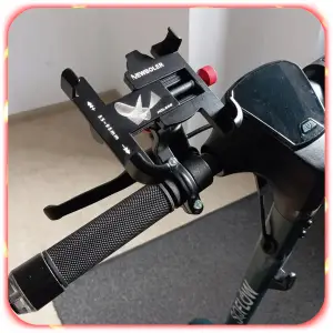 UCHWYT ROWEROWY NA TELEFON ALUMINIOWY MOCNY ROWER HULAJNOGA REGULOWANY 360°