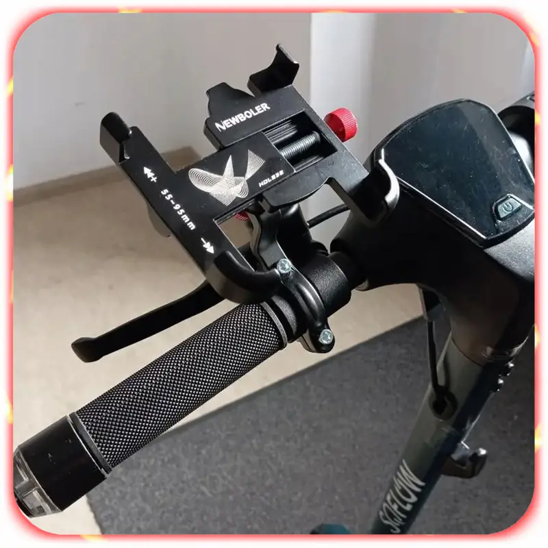 UCHWYT ROWEROWY NA TELEFON ALUMINIOWY MOCNY ROWER HULAJNOGA REGULOWANY 360°