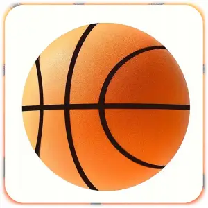 CICHA PIŁKA DO KOSZYKÓWKI PIANKOWA 24CM ROZMIAR 7 WYCISZENIE SILENT BALL