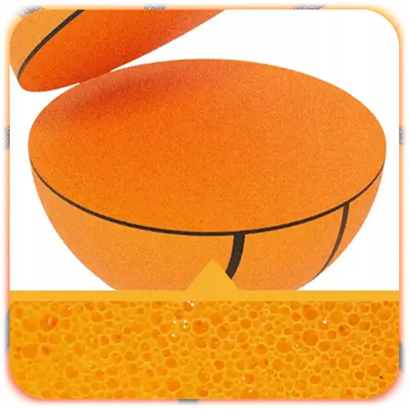 CICHA PIŁKA DO KOSZYKÓWKI PIANKOWA 24CM ROZMIAR 7 WYCISZENIE SILENT BALL