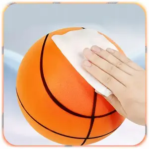 CICHA PIŁKA DO KOSZYKÓWKI PIANKOWA 24CM ROZMIAR 7 WYCISZENIE SILENT BALL