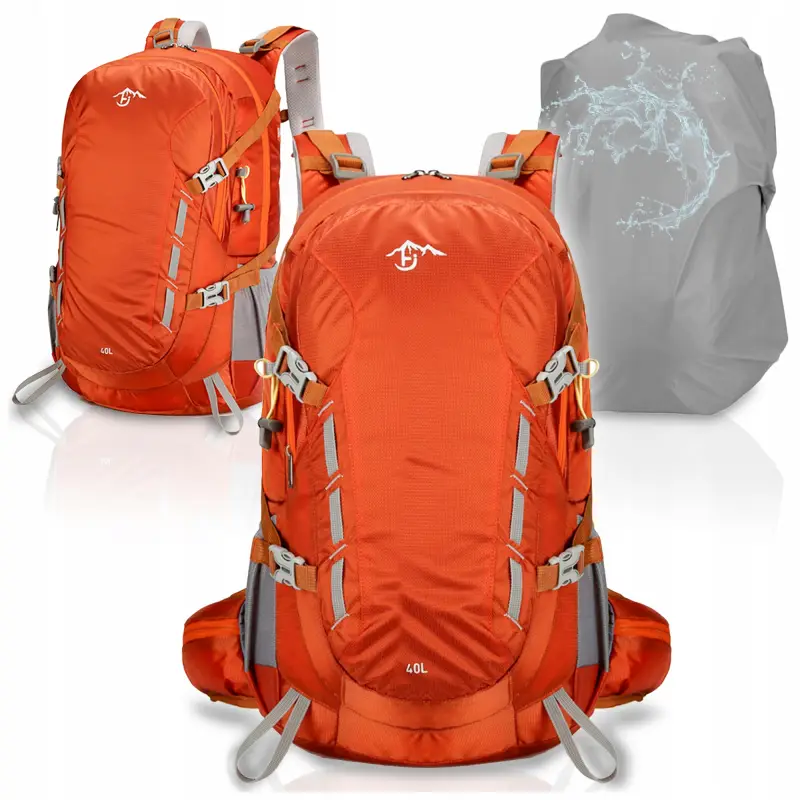 PLECAK TURYSTYCZNY TREKKINGOWY MĘSKI DAMSKI W GÓRY SPORTOWY 40L + POKROWIEC