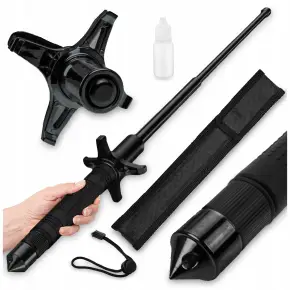 PAŁKA TELESKOPOWA HARTOWANA NIETOPERZOWA STALOWA XL 66CM + KABURA AKCESORIA