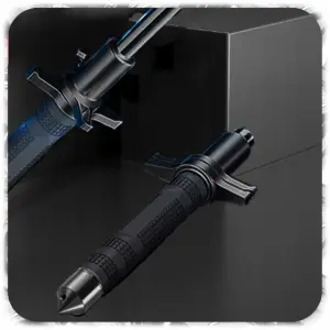 PAŁKA TELESKOPOWA HARTOWANA NIETOPERZOWA STALOWA XL 66CM + KABURA AKCESORIA