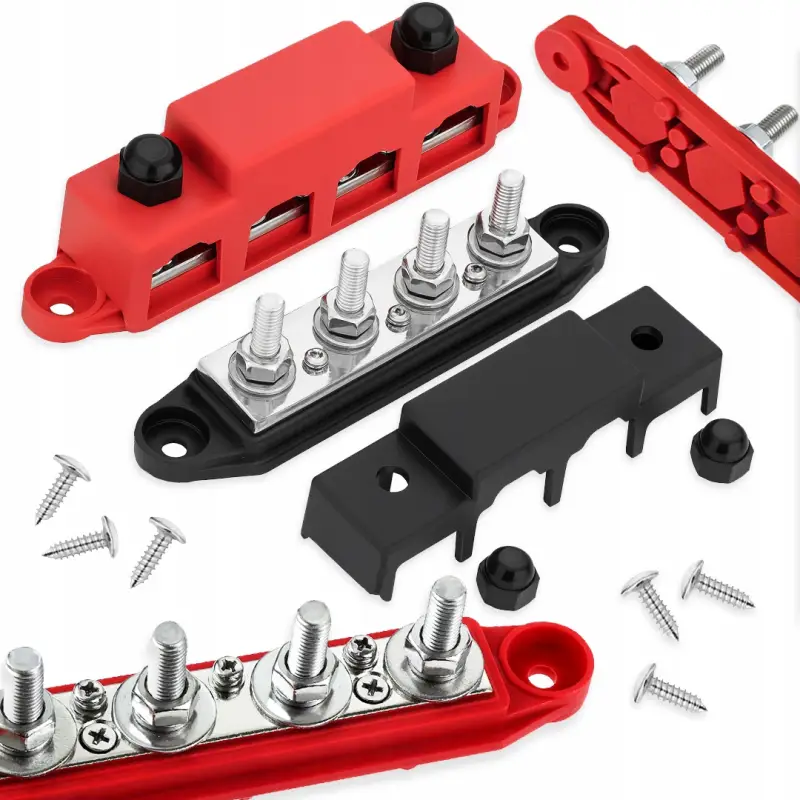 BLOK DO DYSTRYBUCJI MAGAZYNU SZYNA ZBIORCZA ROZDZIELCZY BUSBAR KOMPLET 2SZT