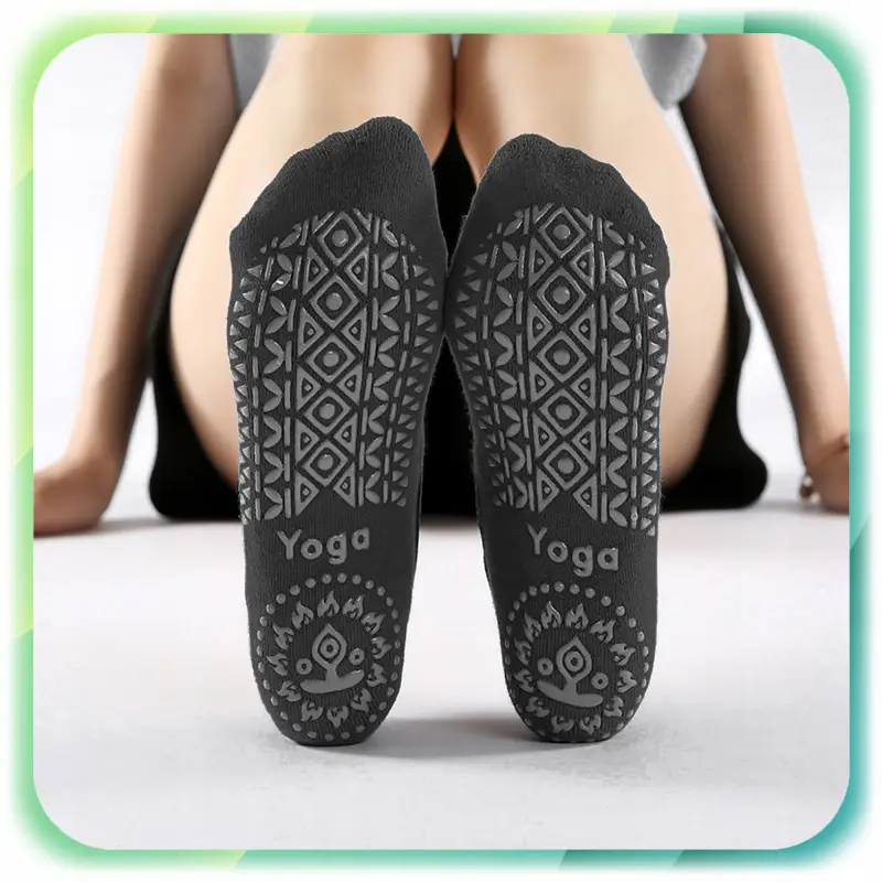 SKARPETKI DO JOGI TAŃCA ANTYPOŚLIZGOWE ABS DAMSKIE PILATES FITNESS 4 PARY