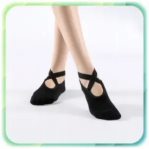 SKARPETKI DO JOGI TAŃCA ANTYPOŚLIZGOWE ABS DAMSKIE PILATES FITNESS 4 PARY