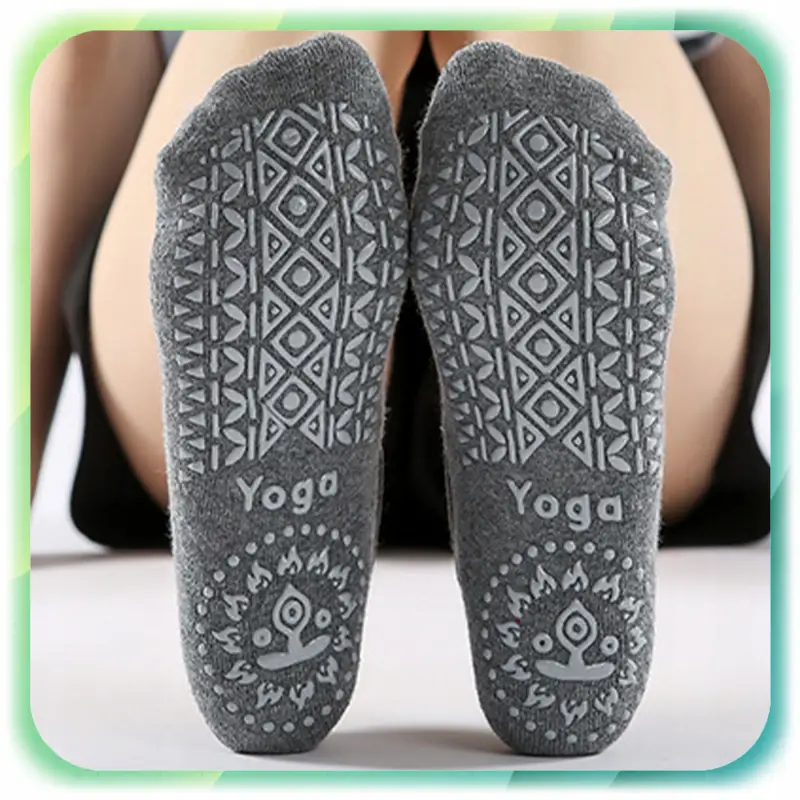 SKARPETKI DO JOGI TAŃCA ANTYPOŚLIZGOWE ABS DAMSKIE PILATES FITNESS 4 PARY