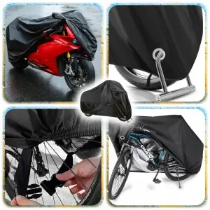 POKROWIEC NA ROWER SKUTER MOTOR Wodoodporny Antykorozyjny LATO ZIMA +Klamra