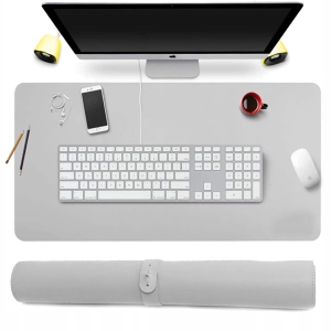 WODOODPORNA MATA PODKŁADKA OCHRONNA NA BIURKO STÓŁ POD MYSZKĘ SKÓRA 90x40cm